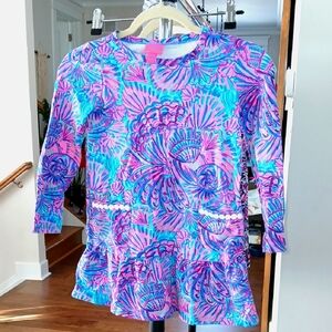 Lilly Pulitzer - Long Sleeve Knit Shift Dress Size M 6/7